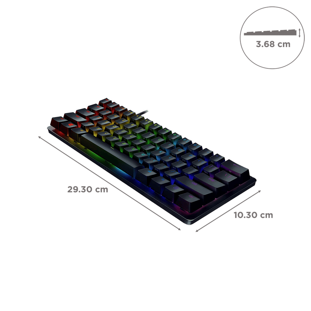 RAZER Huntsman Mini Wired Gaming Keyboard with Backlit Keys (Linear Optical Switch, Black) - Image 3
