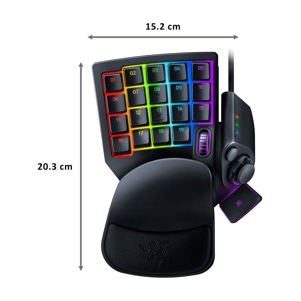 RAZER Tartarus Pro Wireless Gaming Keyboard (Fully Programmable Macros, RZ07-03110100-R3M1, Black) - Image 2