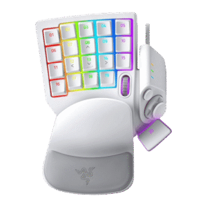 RAZER Tartarus Pro Wired Gaming Keyboard with Backlit Keys (Analog Optical Switch, Mercury)