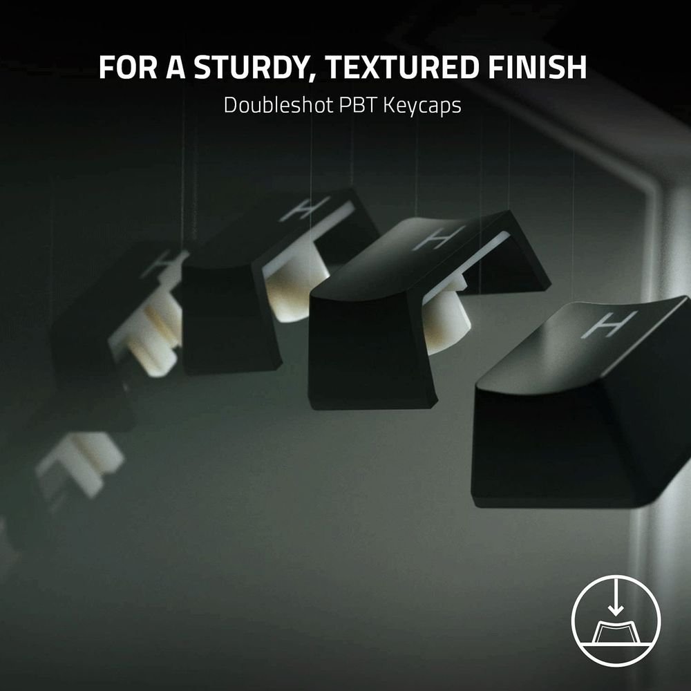 RAZER Huntsman V2 Wired Gaming Keyboard with Backlit Keys (Ergonomic Wrist Rest, Black) - Image 7