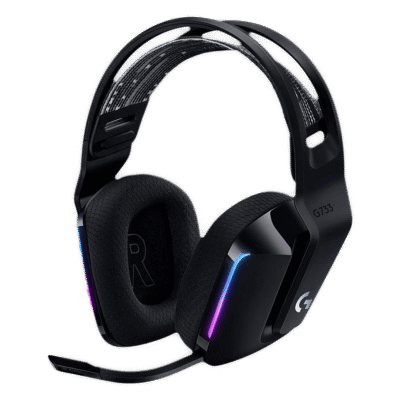 logitech G733 981-000867 Bluetooth Gaming Headphone (29 Hours Playback, Over Ear, Black)
