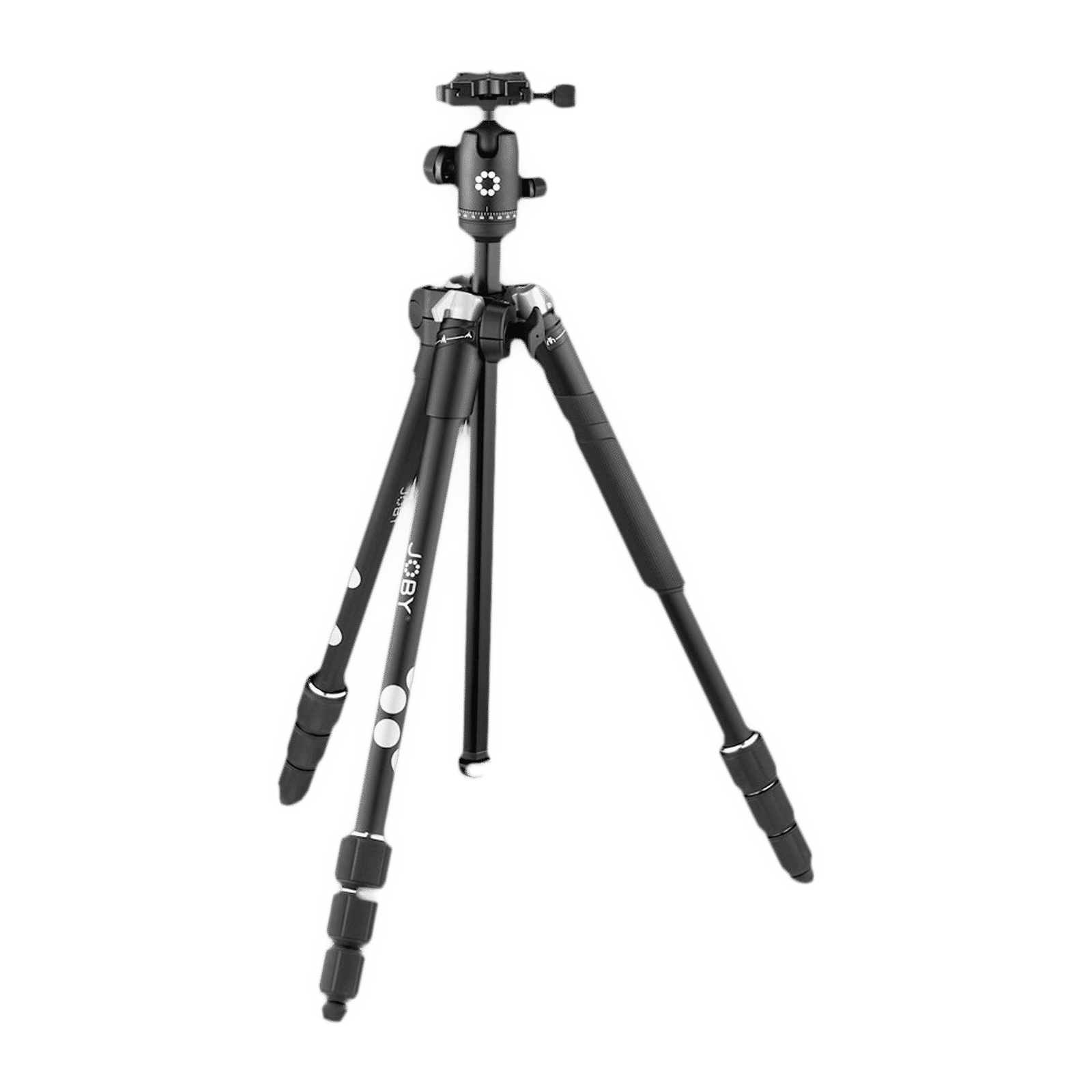 JOBY RangePod 160cm Adjustable Tripod for Mobile and Camera (360 Degree Panoramic Rotation, Black)