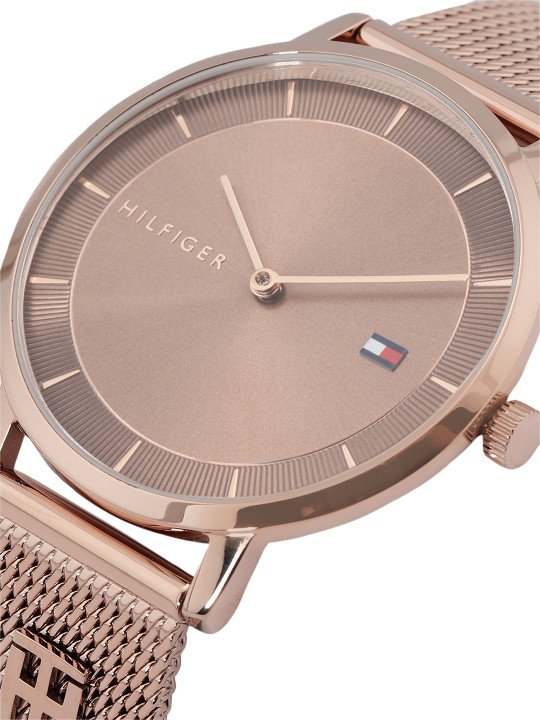 Tommy Hilfiger Women Bronze-Toned Dial & Straps Analogue Watch TH1782287W - Image 5