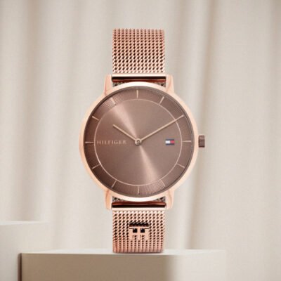 Tommy Hilfiger Women Bronze-Toned Dial & Straps Analogue Watch TH1782287W