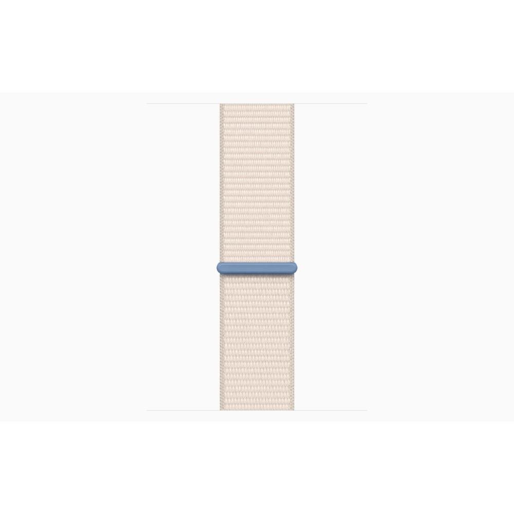 Apple Watch Series 9 GPS + Cellular 45mm Starlight Aluminium Case with Starlight Sport Loop - Image 3
