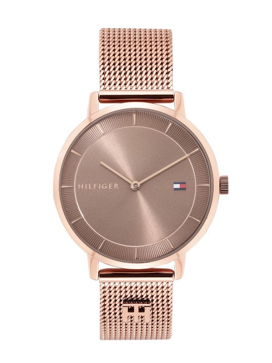 Tommy Hilfiger Women Bronze-Toned Dial & Straps Analogue Watch TH1782287W - Image 2