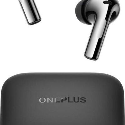 OnePlus Buds 3 TWS, in Ear Earbuds with Sliding Volume Control and 49dB ANC Bluetooth Gaming  (Metallic Gray, True Wireless)