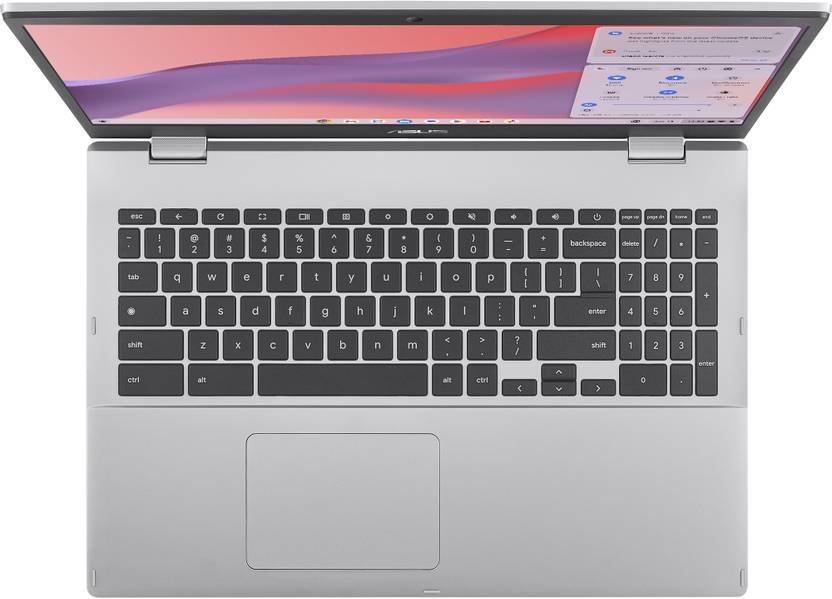 ASUS Chromebook Intel Celeron Dual Core N4500 - (8 GB/128 GB EMMC Storage/Chrome OS) CX1500CKA-NJ0395 Chromebook (15.6 Inch, Transparent Silver, 1.80 Kg) - Image 10