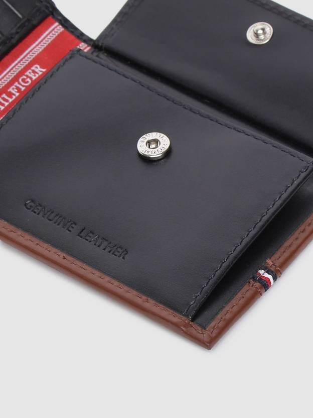 TOMMY HILFIGER Men Brown Genuine Leather Wallet - Mini (4 Card Slots) - Image 5