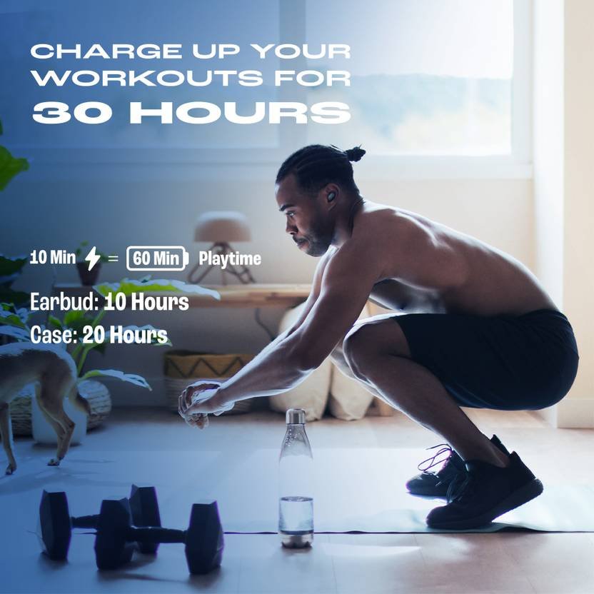 JBL Endurance Race TWS Earbuds (IP67 Waterproof & Dustproof, 30 Hours Playback, Black) - Image 4