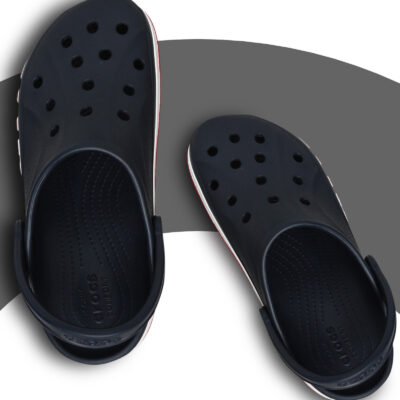 CROCS Men Bayaband Clog Clogs Sandal  (Navy , 7)