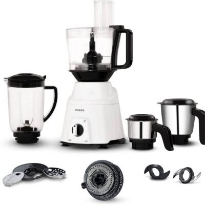 PHILIPS HL7763 750 W Juicer Mixer Grinder  (HL7763/00 | 4 Jars | White)