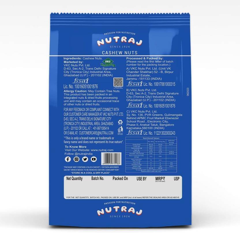 Nutraj Combo of (Kaju & Kishmish) 500g Each Cashews, Raisins - Image 3