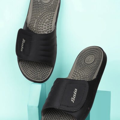 Bata Men Colourblocked Sliders - 9