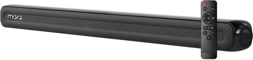 MarQ by Flipkart Thunder 100, 100 Watts, 2.0 Channel, Immersive cinematic experience, EQ Modes 100 W Bluetooth Soundbar (Black, 2.0 Channel)