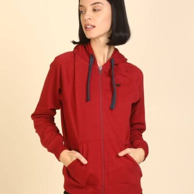Wildcraft Full Sleeve Solid Women Sweatshirt