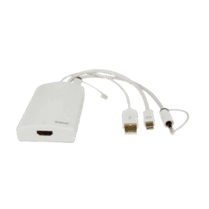 ultraprolink USB 3.1 Type C to USB 3.1 Type C, USB 3.0 Type A, HDMI USB Hub (Bi-Directional Flow, White)