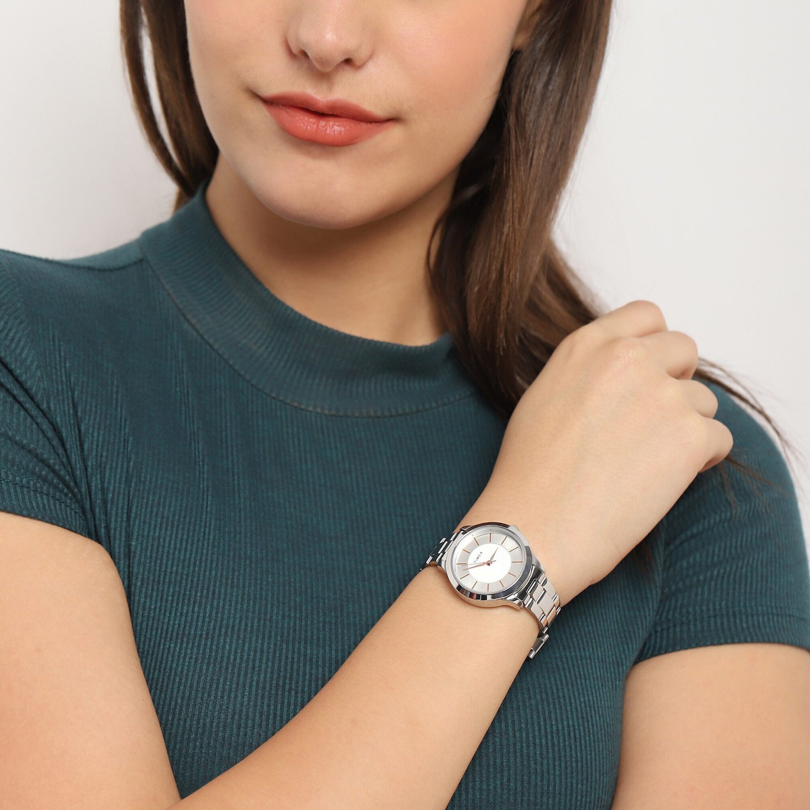 TIMEX Silver Dial - TWEL99SMU01 Analog Watch - For Women - Image 4