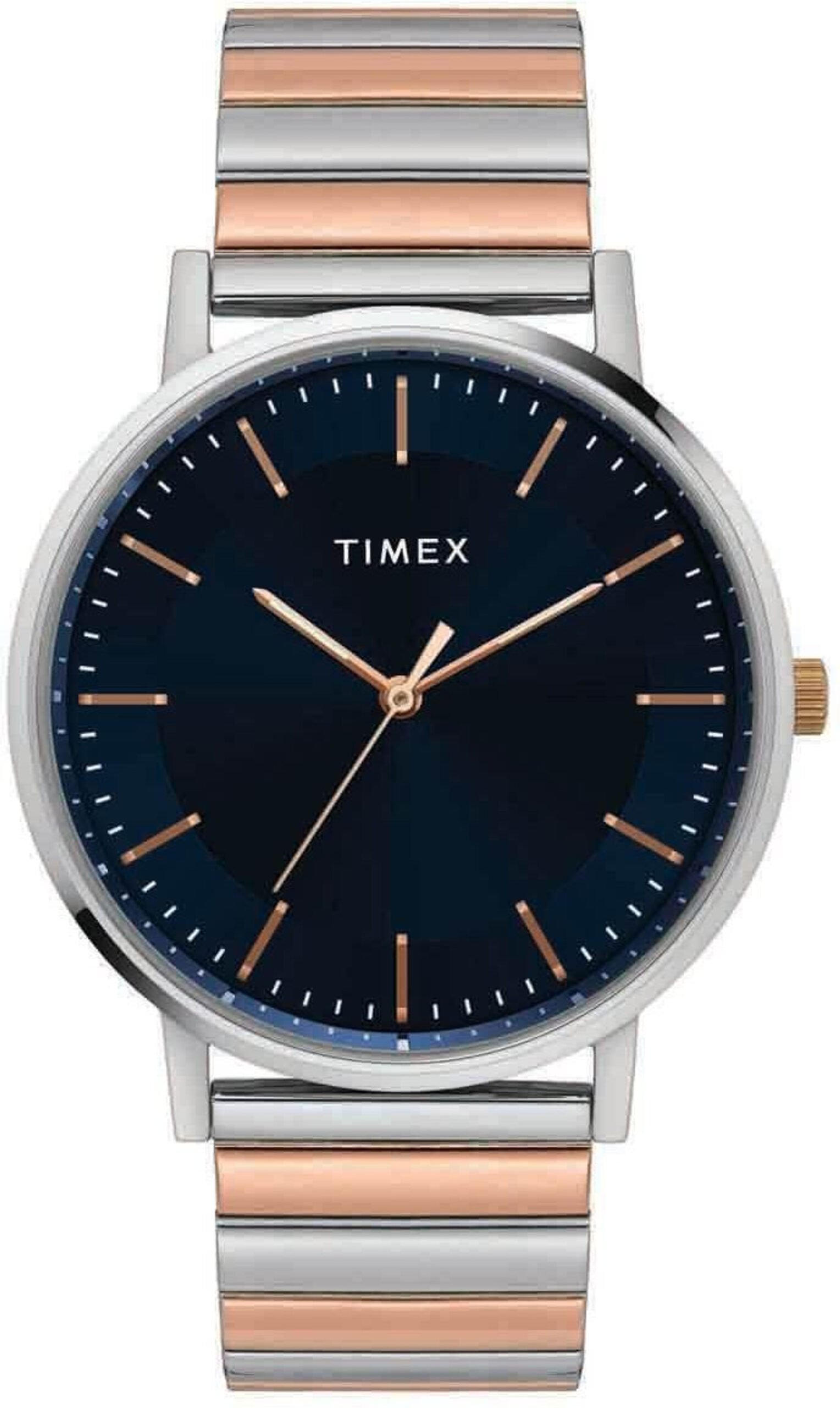 TIMEX Round 41mm Blue Dial Analog Watch - For Men - Image 2