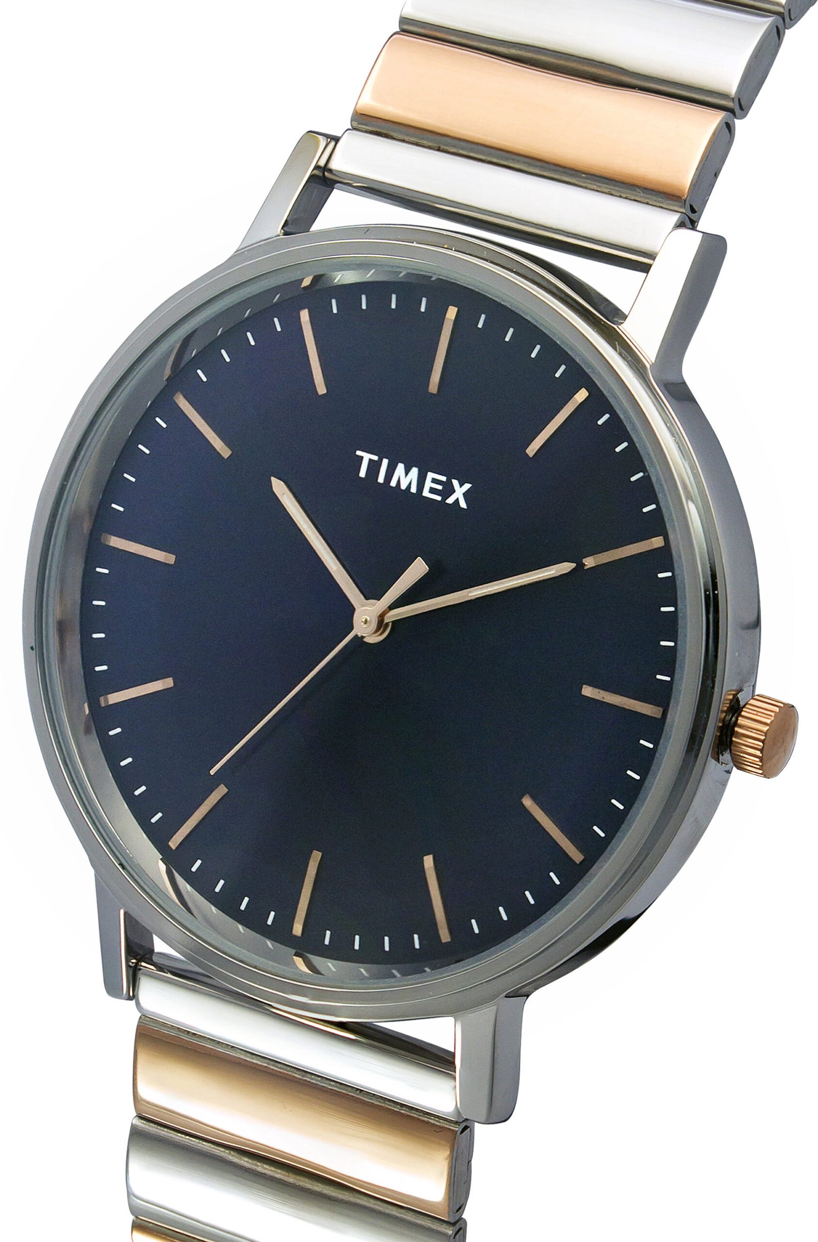 TIMEX Round 41mm Blue Dial Analog Watch - For Men - Image 3