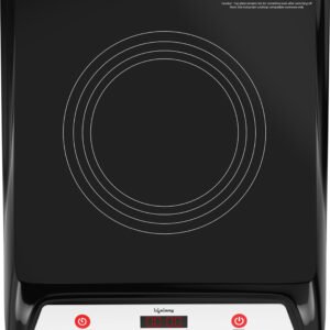 Lifelong 1800 W Induction Cooktop Push Button (Black, 1800W Induction Cooktop)
