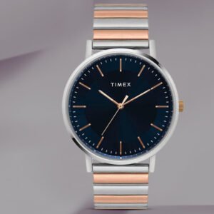 TIMEX Round 41mm Blue Dial Analog Watch - For Men