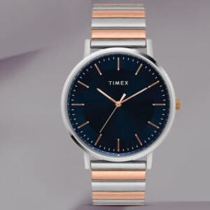 TIMEX Round 41mm Blue Dial Analog Watch - For Men