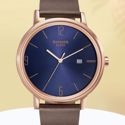 SONATA NP7131WL03 Sleek 3 Analog Watch - For Men