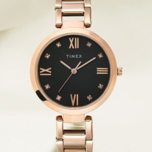 TIMEX Black Dial Analog Watch - For Women