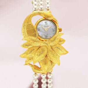 Titan Titan Raga X Masaba MOP Dial Golden MetalStrap Analog Watch - For Women