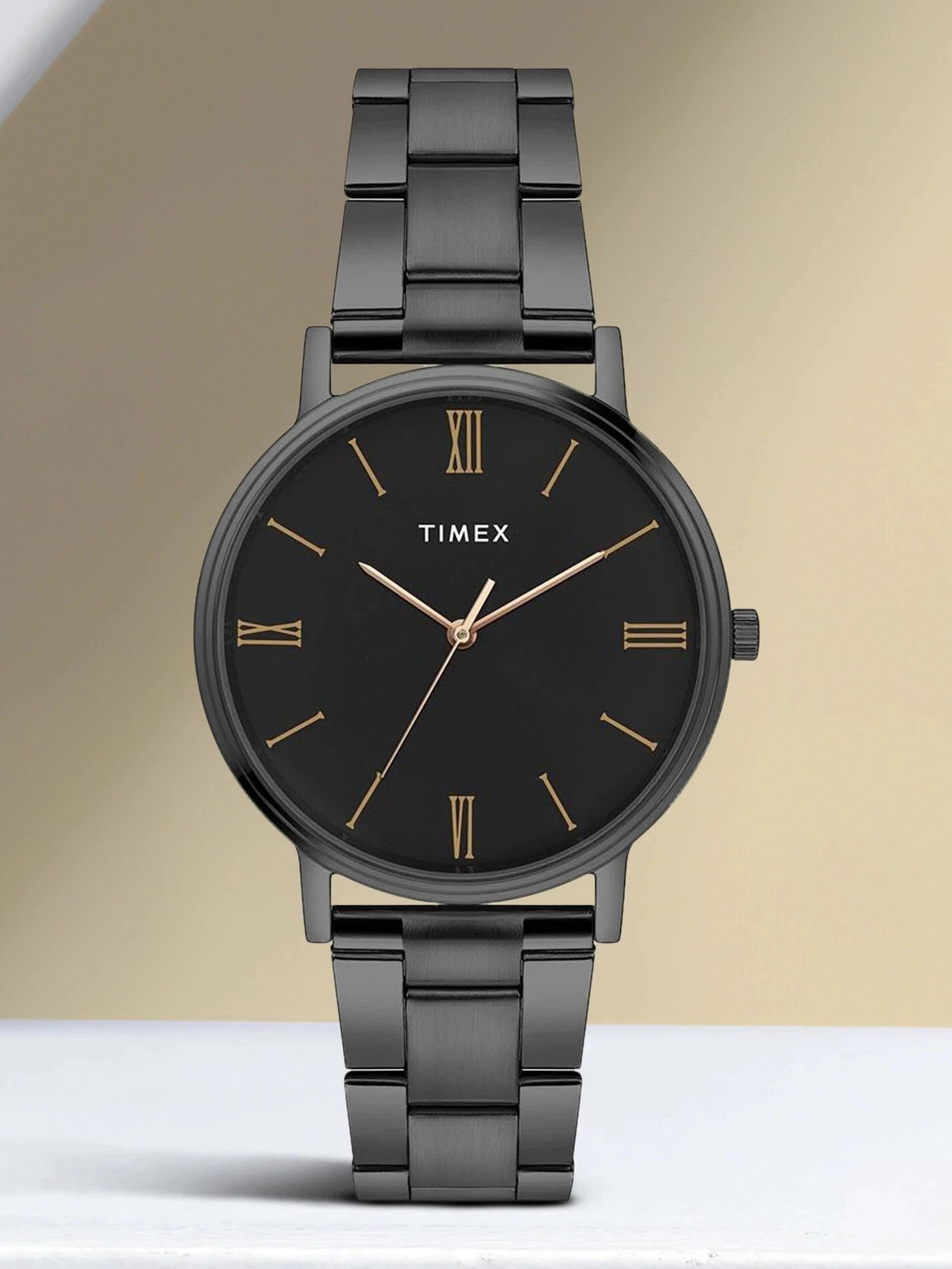 TIMEX Black Dial Analog Watch - For Men