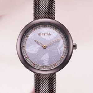 Titan Purple Glitz Purple Glitz Analog Watch - For Women