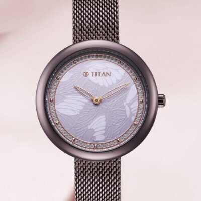 Titan Purple Glitz Purple Glitz Analog Watch - For Women