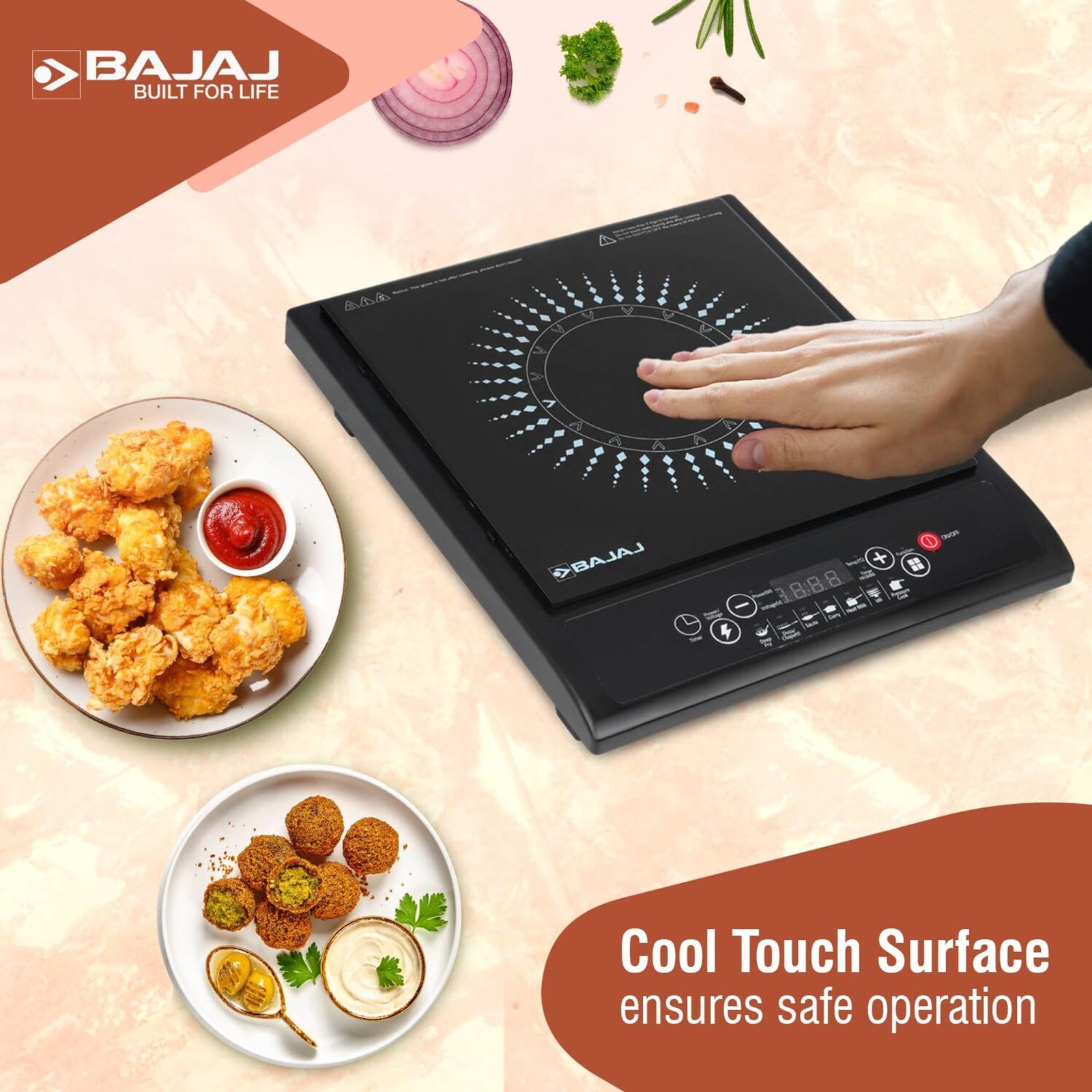 Bajaj Splendid 120 TS Induction Cooktop (1200 W) - Image 2