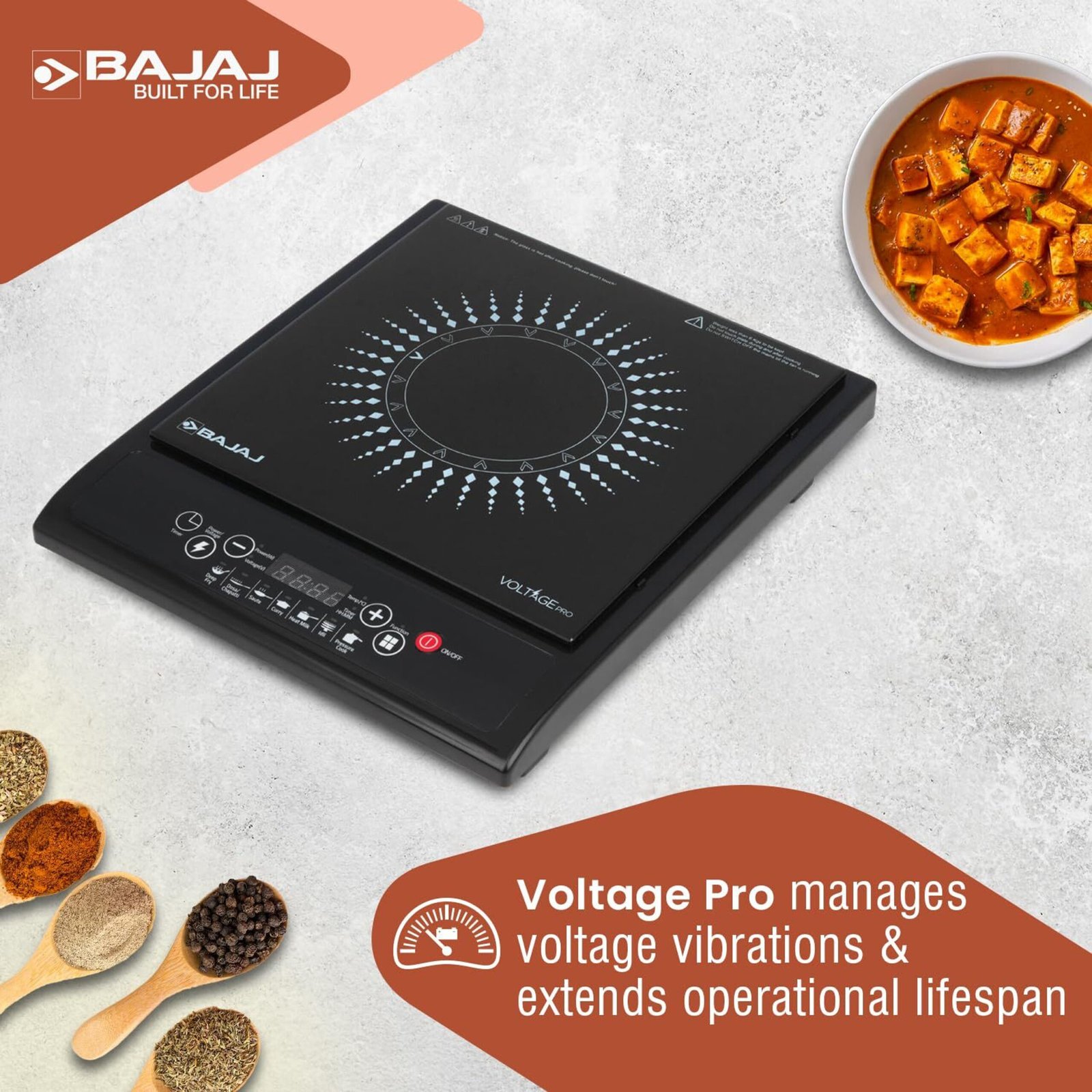 Bajaj Splendid 120 TS Induction Cooktop (1200 W) - Image 3