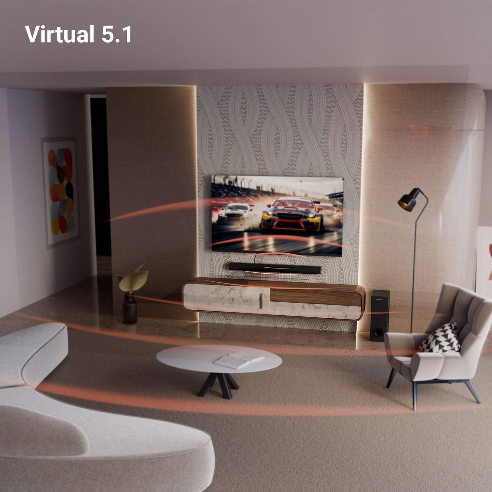 ZEBRONICS ZEB-SBSPK C20 ( ZEB-JUKE BAR 4120) 200 W Bluetooth Soundbar - Image 6