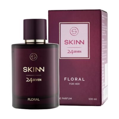 Skinn By Titan | 24Seven Floral Perfume - 100 Ml | Perfume For Woman | Gift for Women | Premium Fragrance | Grooming Essentials | Long Lasting Smell for Women | Eau De Parfum