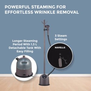 HAVELLS Fyber Standing Garment Steamer for clothes 1600 W Garment Steamer