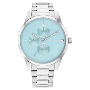 Tommy Hilfiger Camille Quartz Analog with Blue Dial Silver Stainless Steel Strap Watch for Women - TH1782767W
