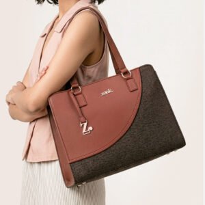 ZOUK Women Brown Tote