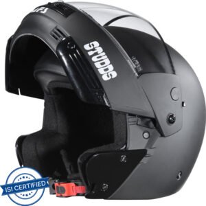 STUDDS NINJA PASTEL PLAIN FULL FACE - MATT. BLACK- XL Motorsports Helmet (Matt Black)