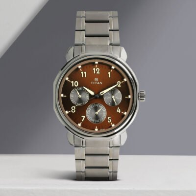 Titan NP1753QM01 Purple Gents'17 Analog Watch - For Men