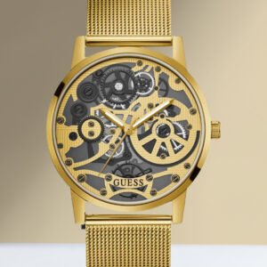 GUESS Gold Dial Analog Watch - For Men