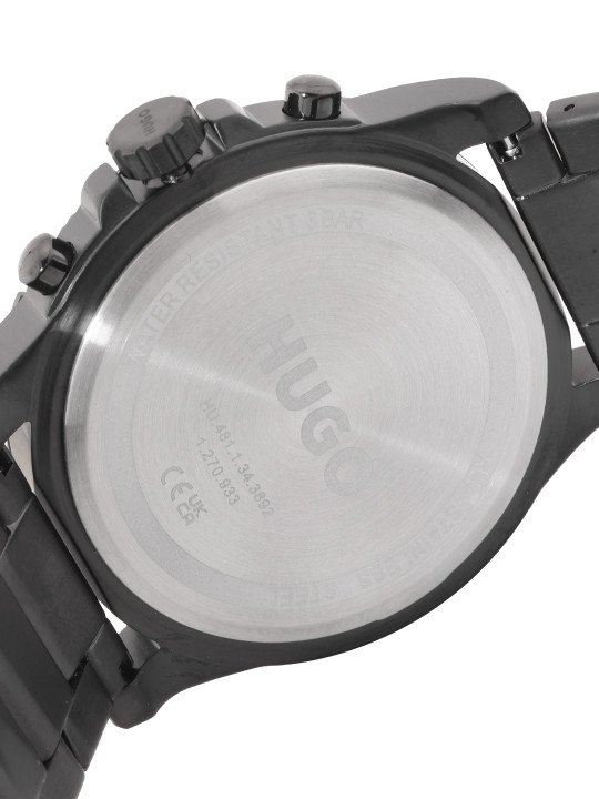 HUGO Men Solid Dial & Stainless Steel Bracelet Style Straps Analogue Watch 1530296 - Image 5