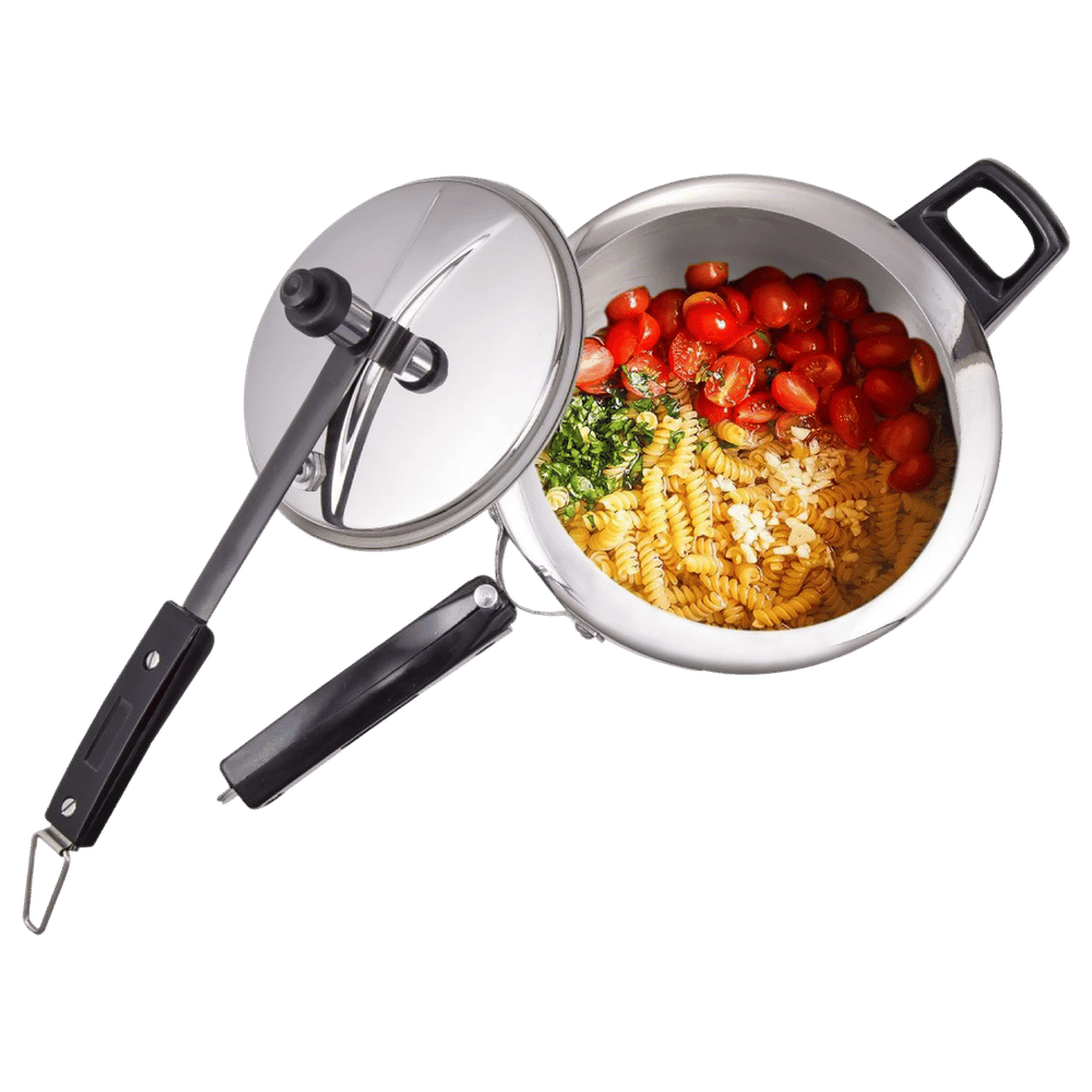COOKAID CKSSPCIL5 5L Stainless Steel Pressure Cooker (With Induction Bottom, Silver) - Image 2