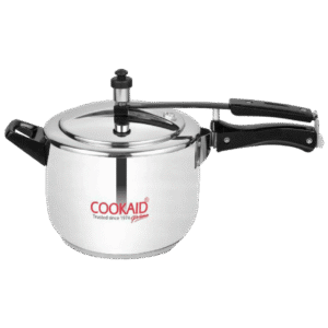 COOKAID CKSSPCIL5 5L Stainless Steel Pressure Cooker (With Induction Bottom, Silver)