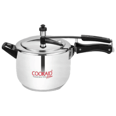 COOKAID CKSSPCIL5 5L Stainless Steel Pressure Cooker (With Induction Bottom, Silver)