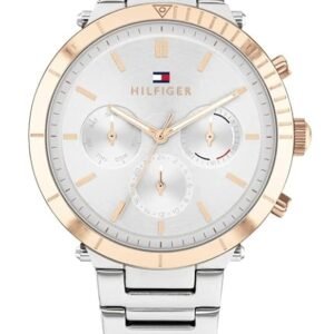 Tommy Hilfiger Quartz Analog with Silver Dial Silver Stainless Steel Strap Watch for Women - 1782348