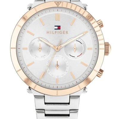Tommy Hilfiger Quartz Analog with Silver Dial Silver Stainless Steel Strap Watch for Women - 1782348