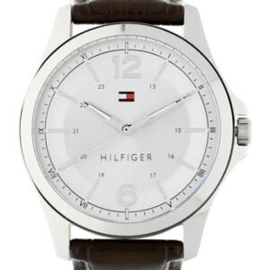 Tommy Hilfiger Men Round Dial & Leather Straps Analogue Watch NTTH1791377